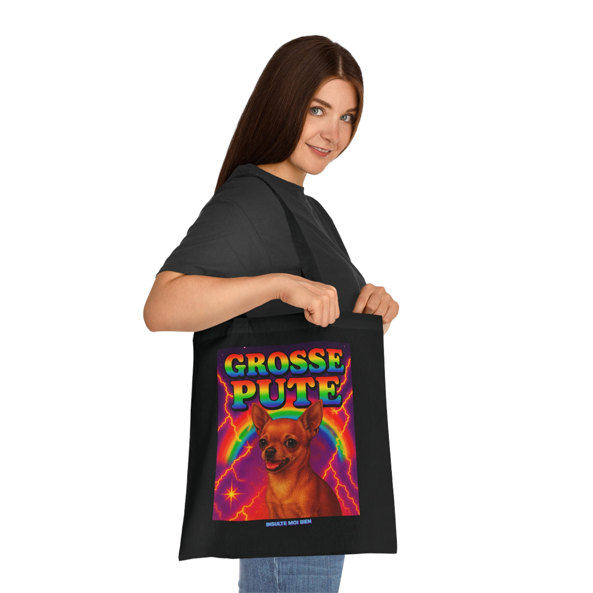 Tote bag Chihuahua “Grosse pute”