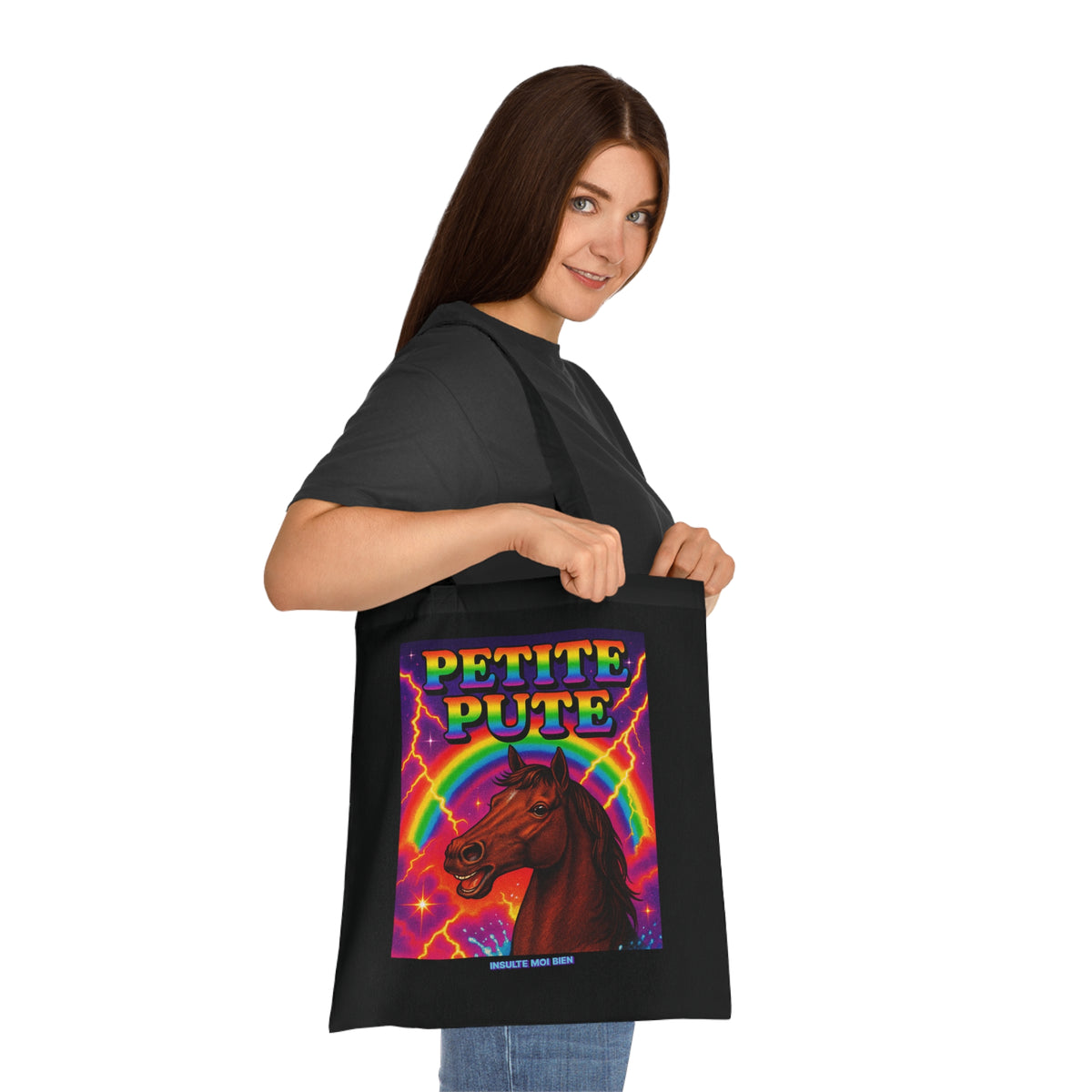 Tote bag cheval “Petite pute”