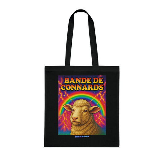 Tote bag mouton “Bande de connards”
