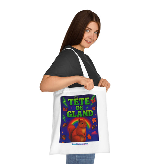 Tote bag écureuil “Tête de gland”