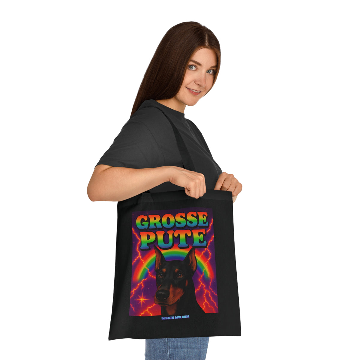 Tote bag Dobermann “Grosse pute”