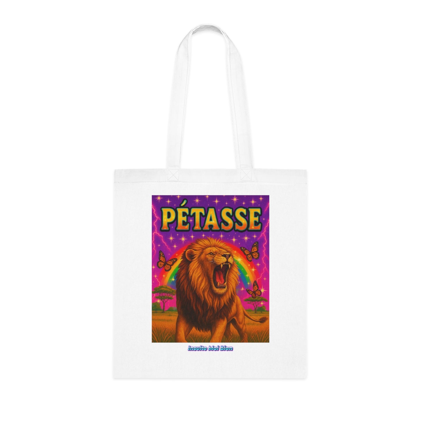 Tote bag lion “Pétasse”