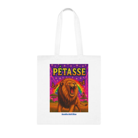 Tote bag lion “Pétasse”