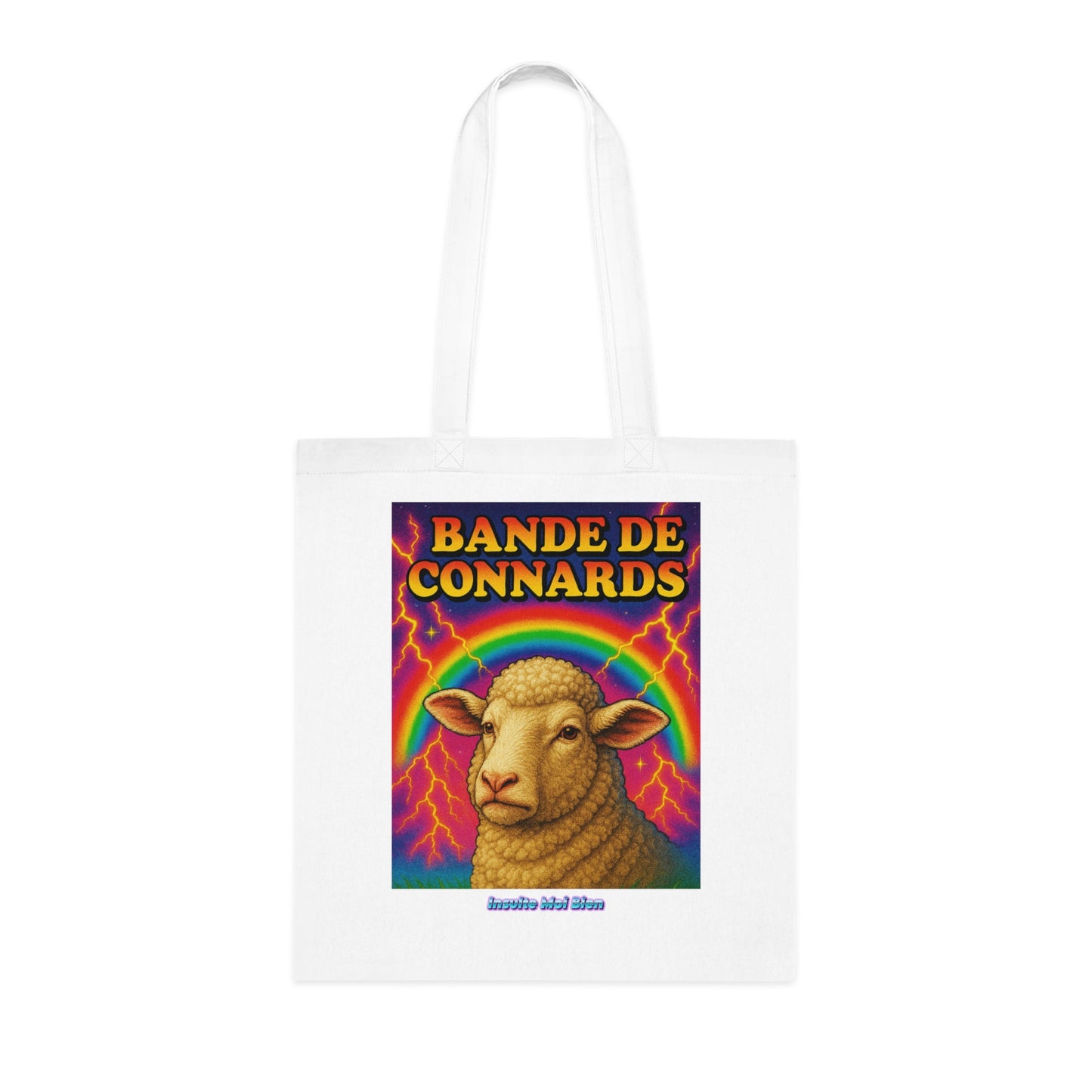 Tote bag mouton “Bande de connards”
