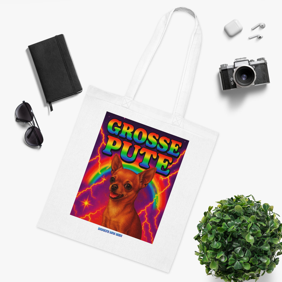 Tote bag Chihuahua “Grosse pute”