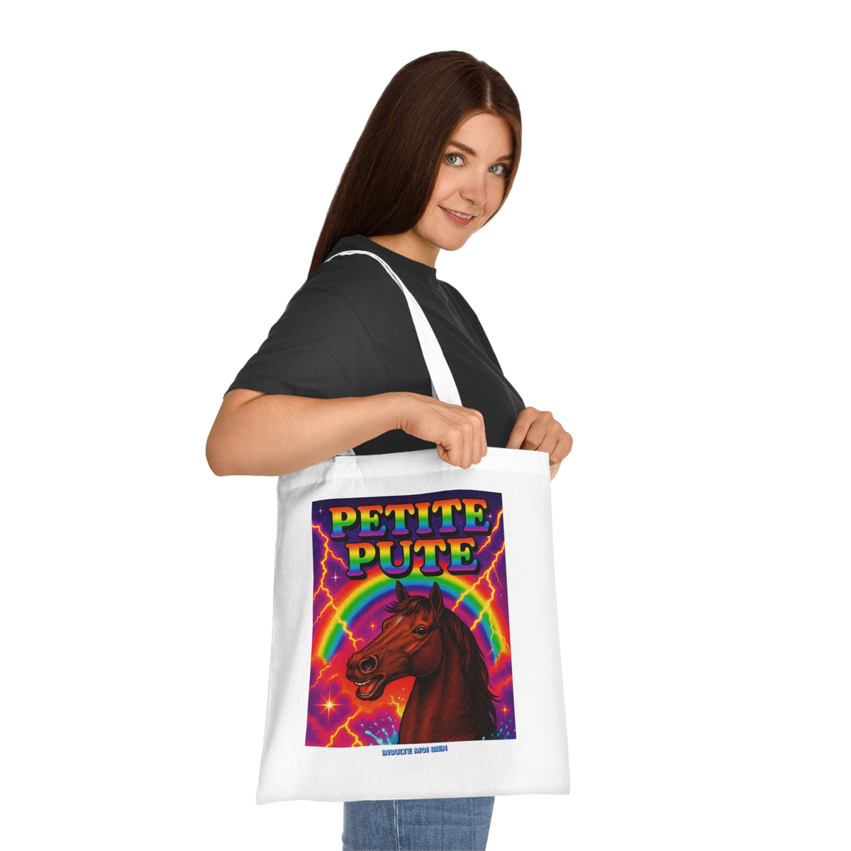 Tote bag cheval “Petite pute”