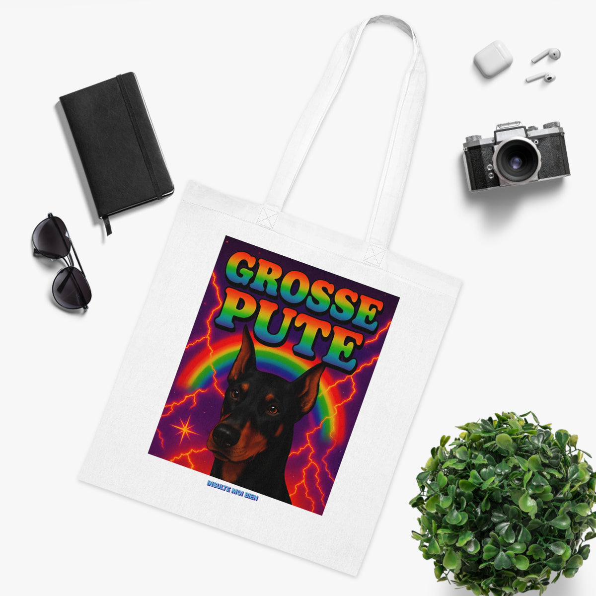 Tote bag Dobermann “Grosse pute”