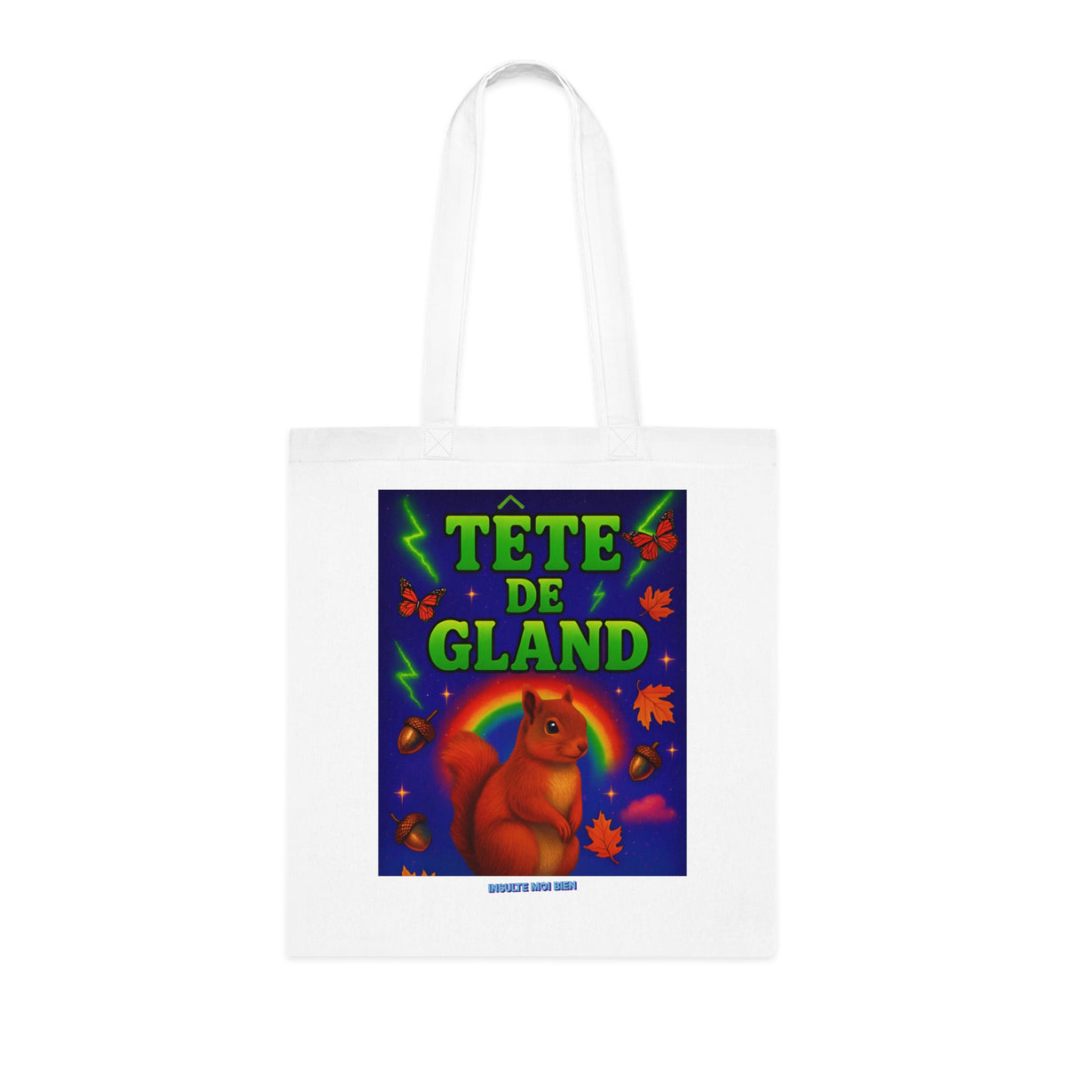 Tote bag écureuil “Tête de gland”