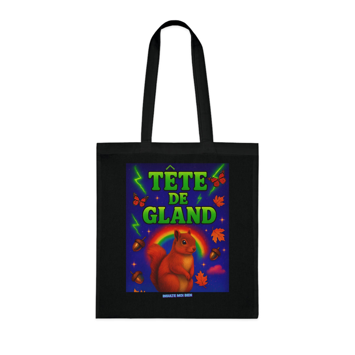 Tote bag écureuil “Tête de gland”