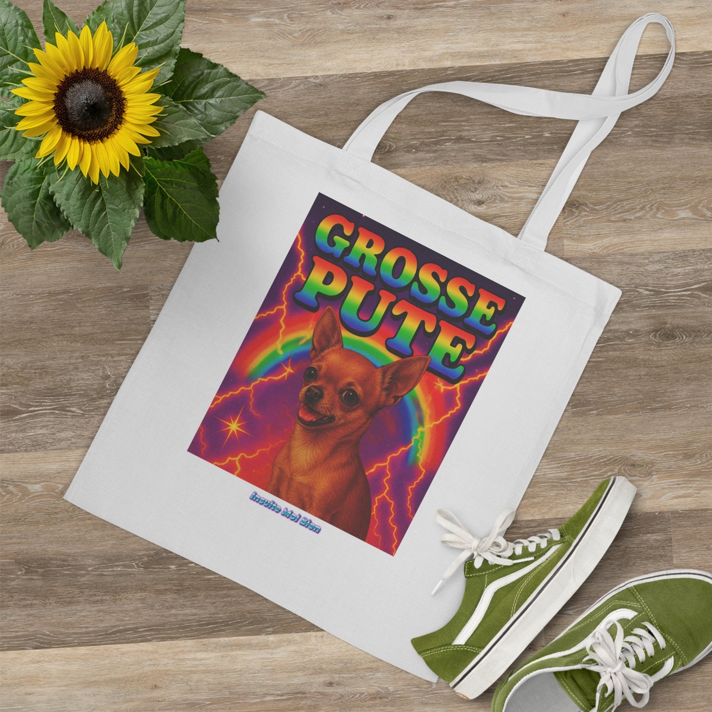 Tote bag Grosse pute Chihuahua