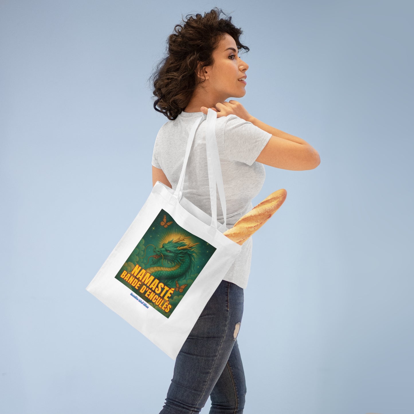 Tote bag Namasté bande d'enculés