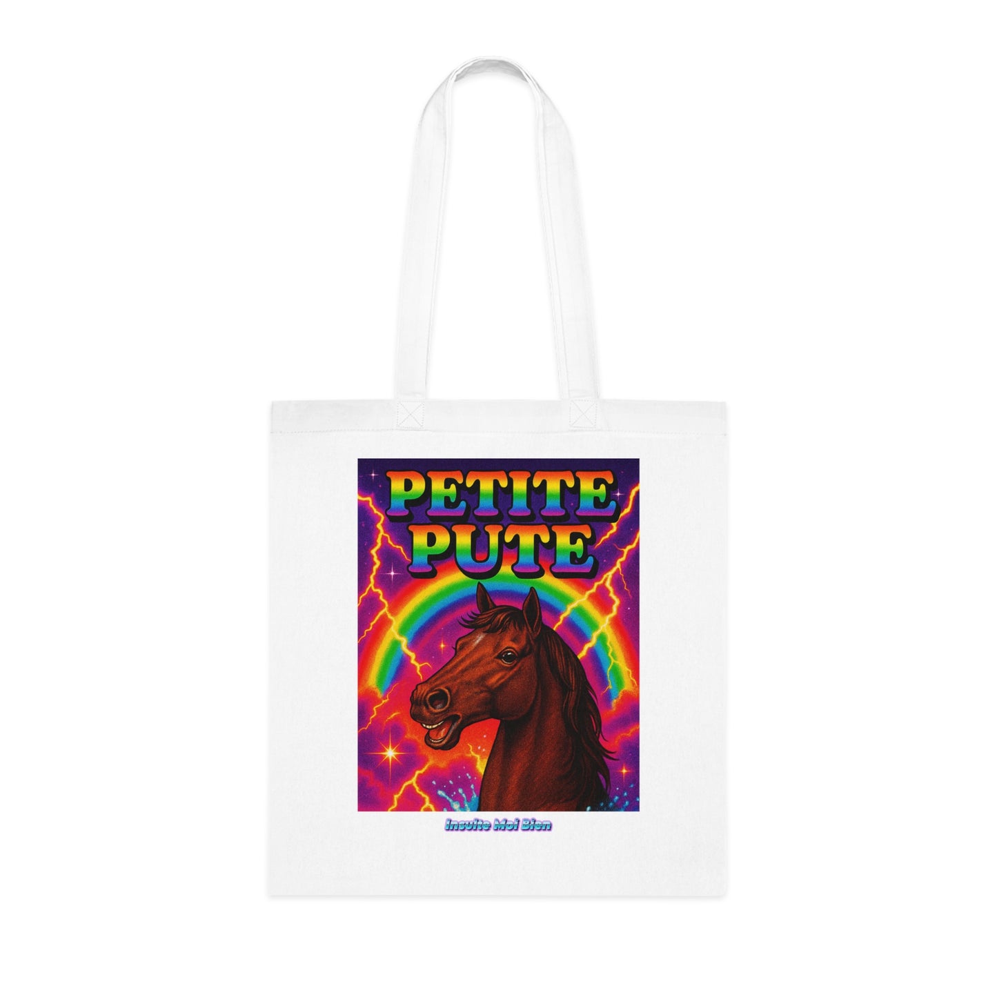 Tote bag cheval “Petite pute”