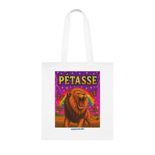 Tote bag lion “Pétasse”