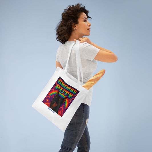 Tote bag Grosse pute Dobermann