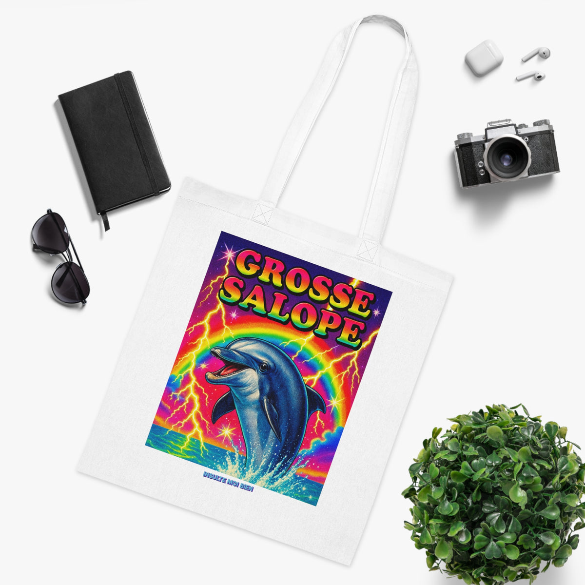 Tote bag dauphin “Grosse salope”