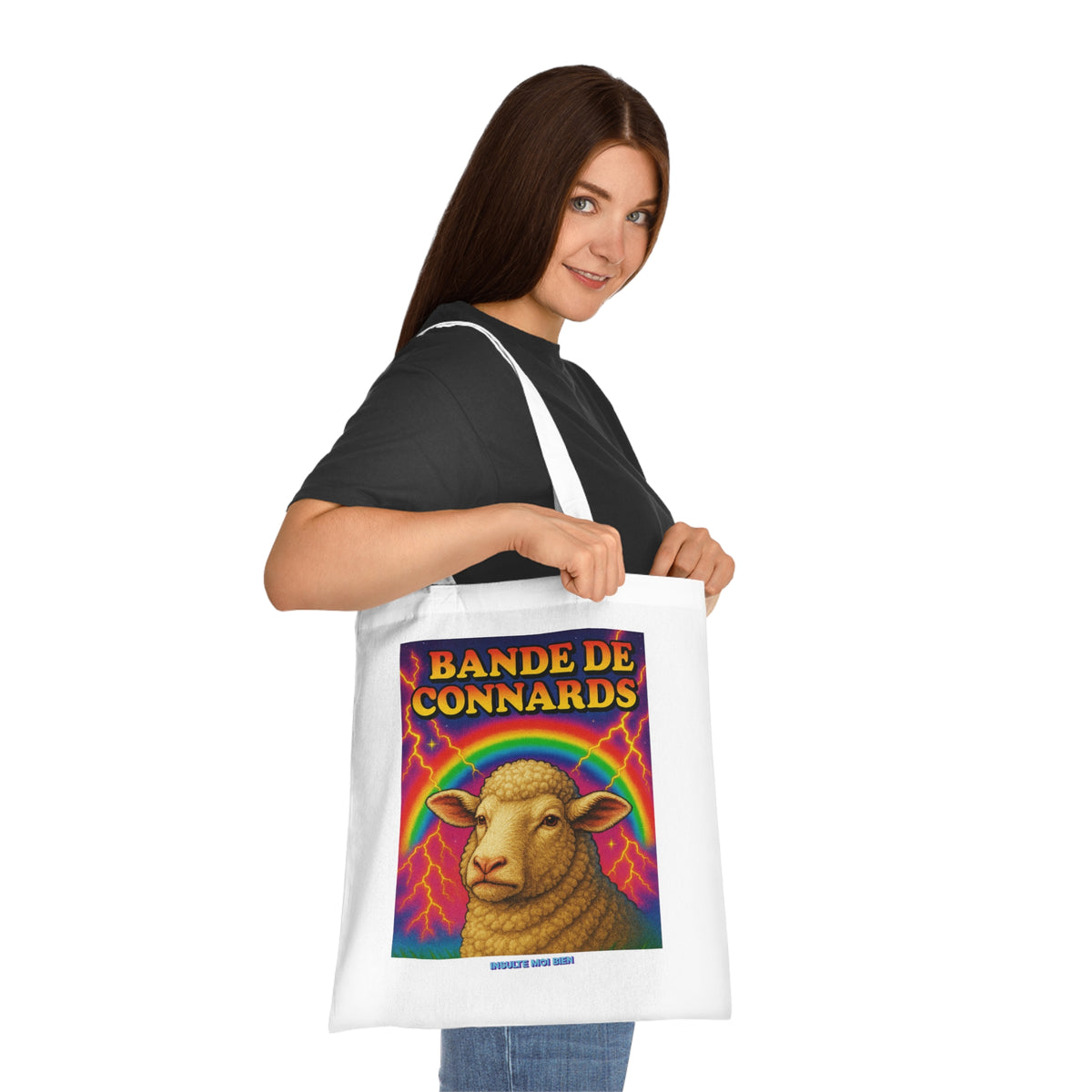 Tote bag mouton “Bande de connards”