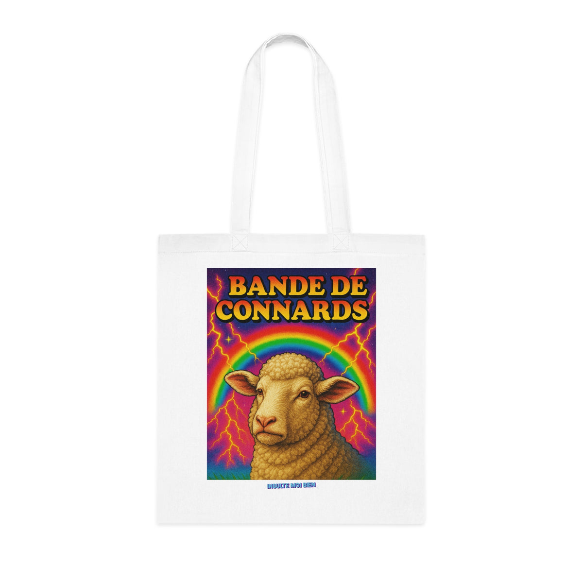 Tote bag mouton “Bande de connards”