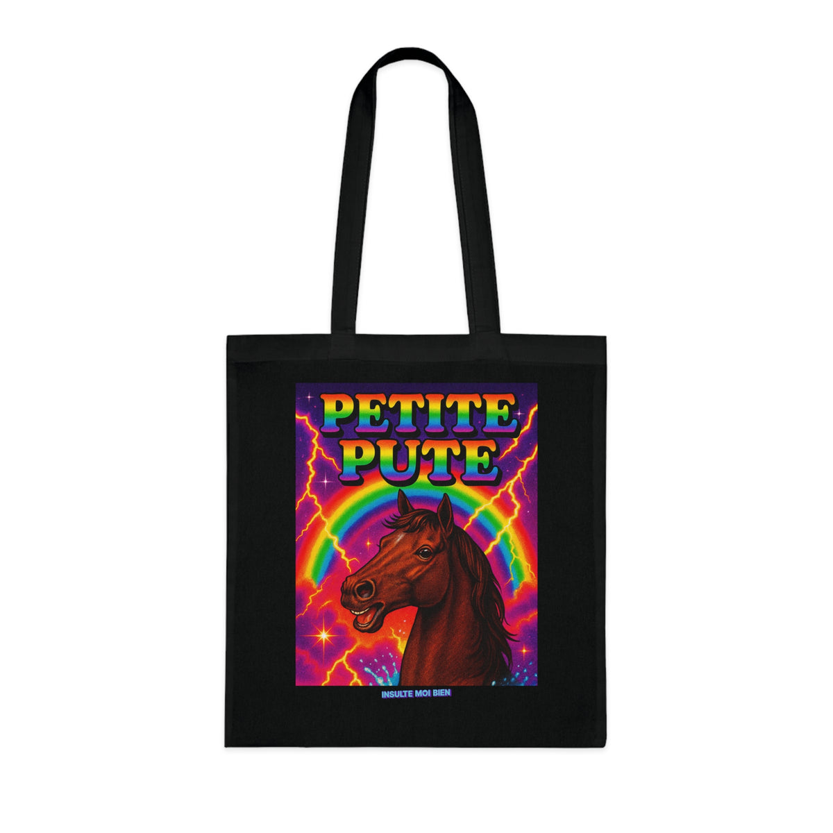 Tote bag cheval “Petite pute”