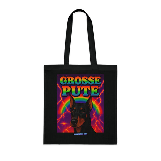 Tote bag Dobermann “Grosse pute”