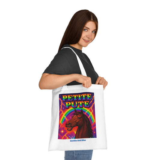 Tote bag cheval “Petite pute”