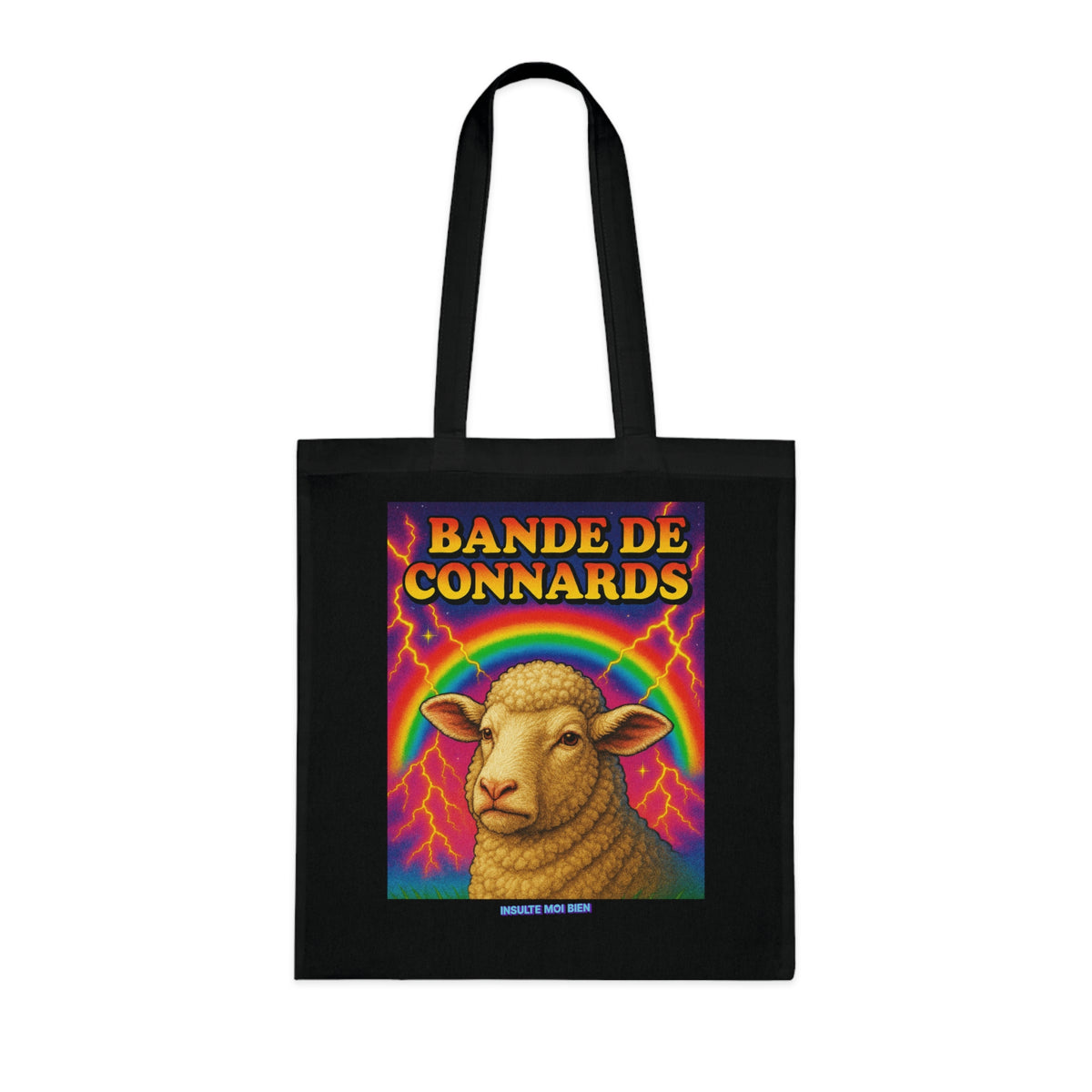 Tote bag mouton “Bande de connards”
