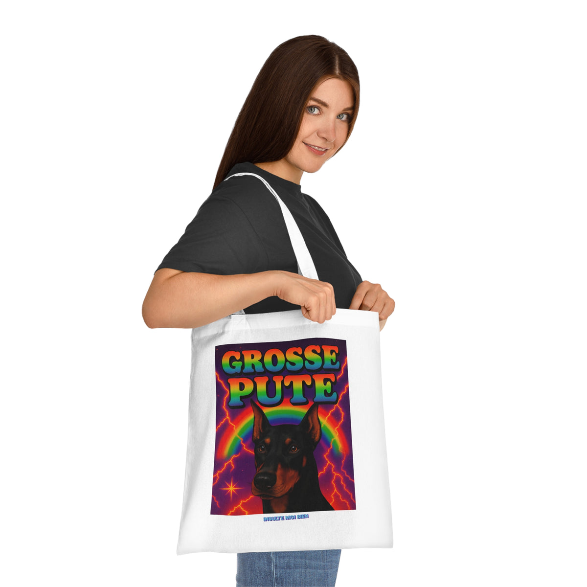 Tote bag Dobermann “Grosse pute”