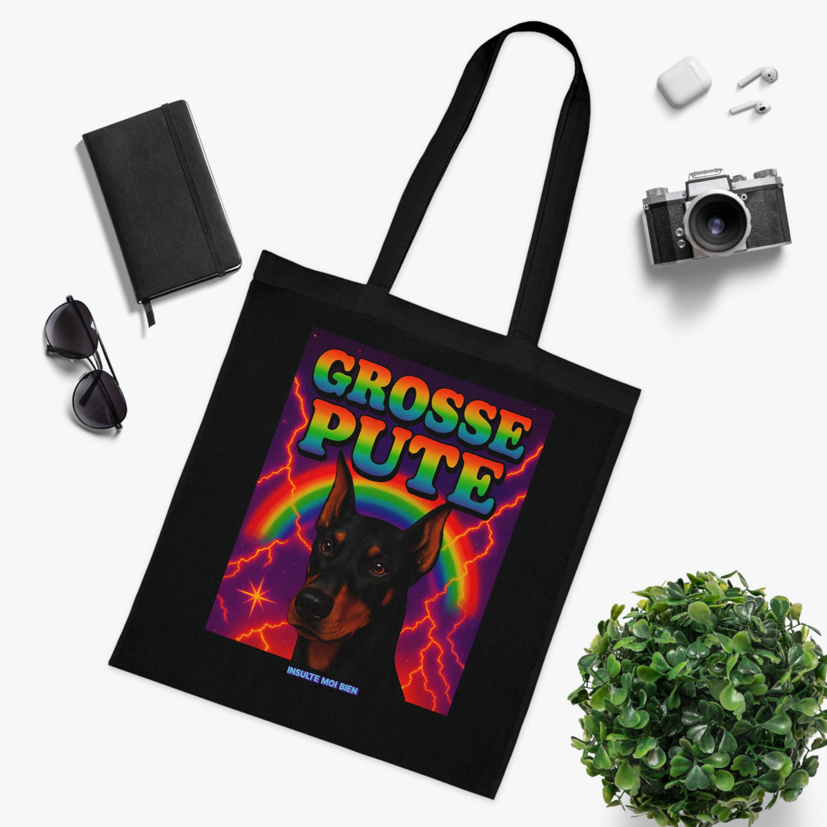 Tote bag Dobermann “Grosse pute”