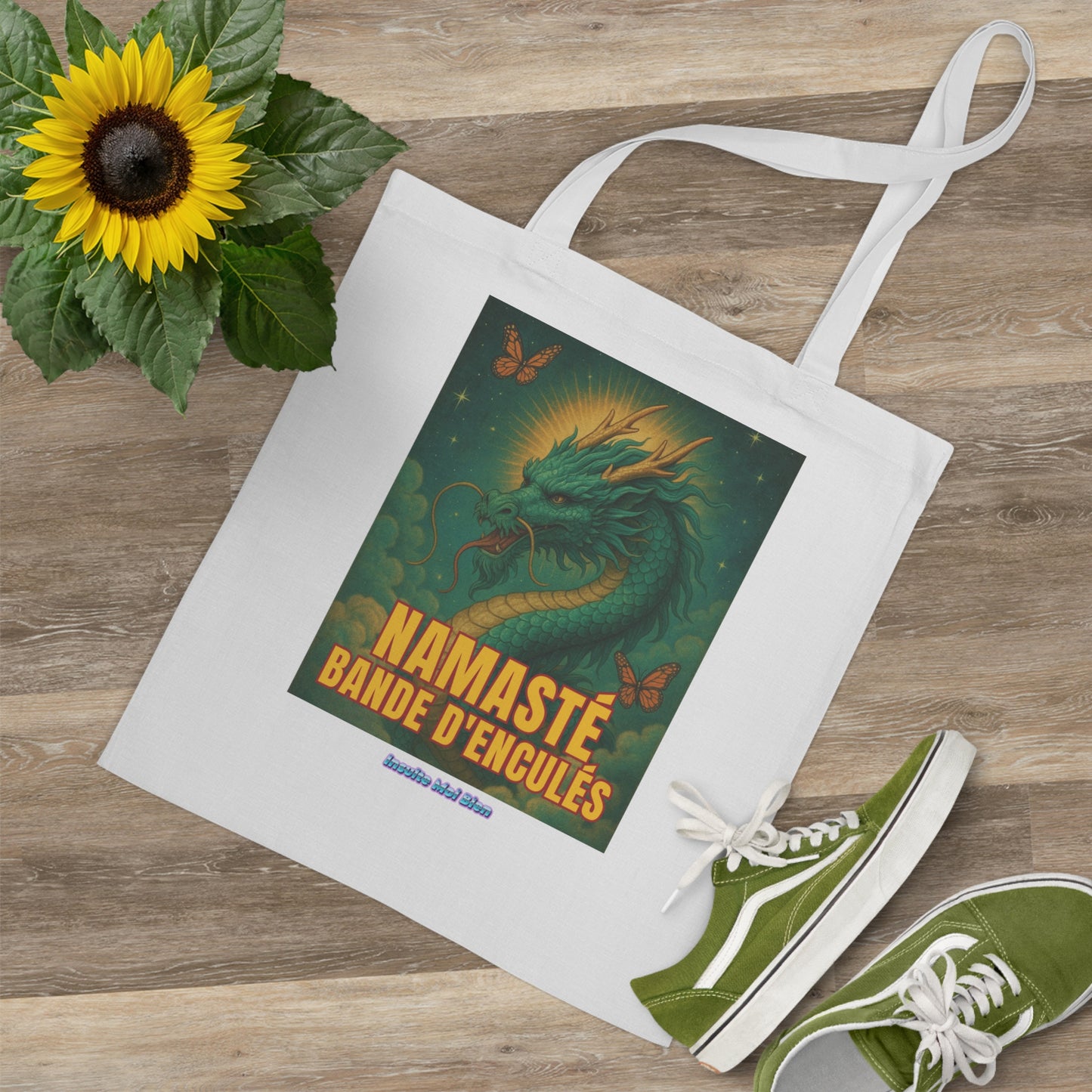 Tote bag Namasté bande d'enculés