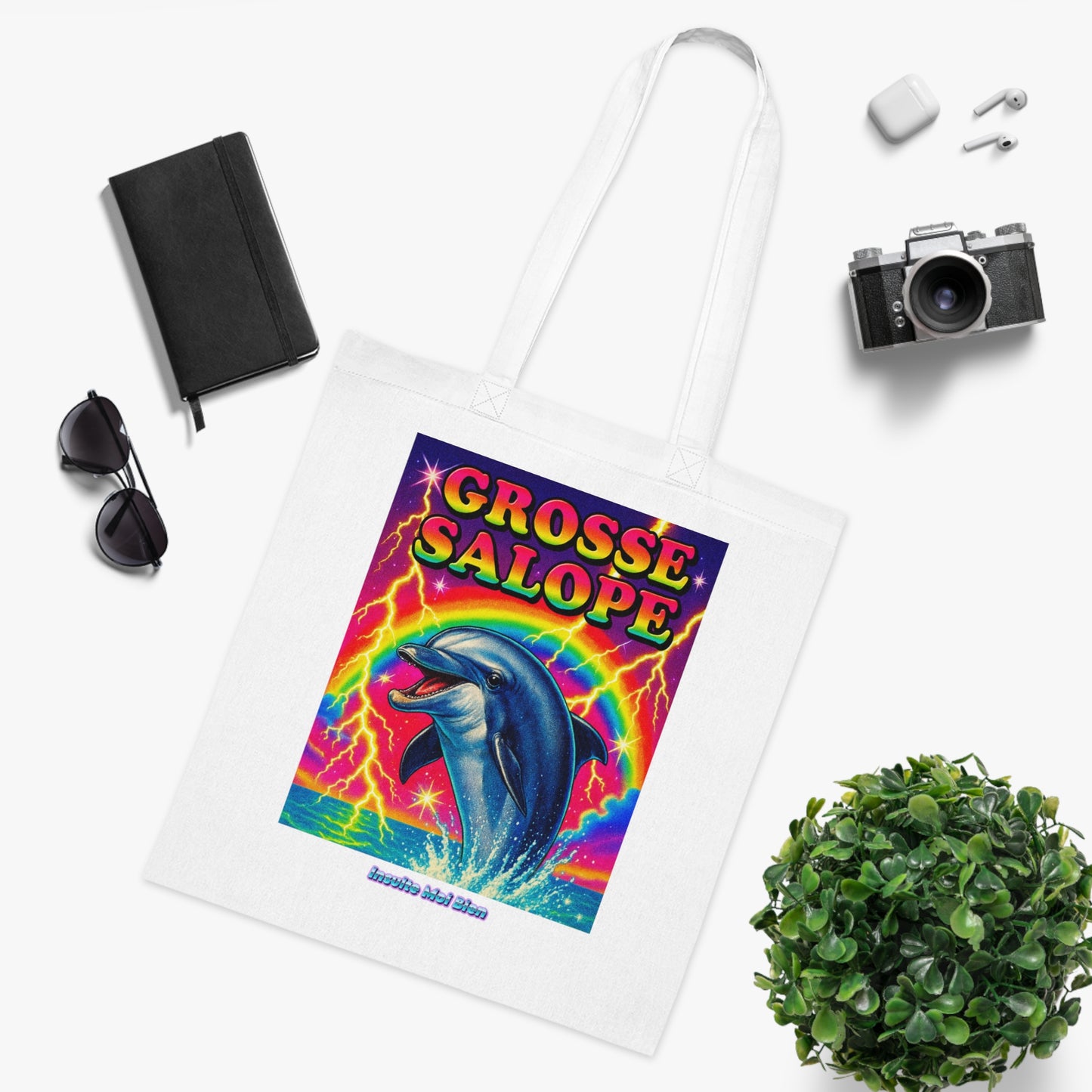 Tote bag dauphin “Grosse salope”