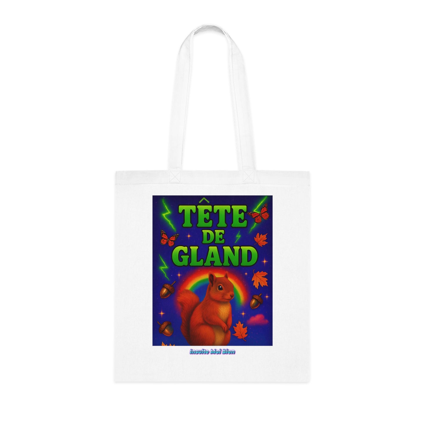 Tote bag écureuil “Tête de gland”